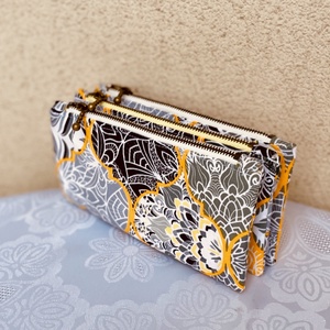 Geantă de toaletă cu model, format din 3 piese, portofel - genți și portofele - genți cosmetice - Artynos.ro