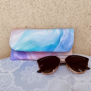 Husa de ochelari din panza cu model , Genti si portofele, Portofele, huse, suporturi, Suport de ochelari, Cusatura, ARTYNOS