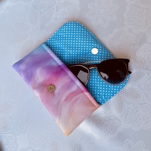 Husă de ochelari din pânză cu model  - genți și portofele - portofele, huse, suporturi - suport de ochelari - Artynos.ro