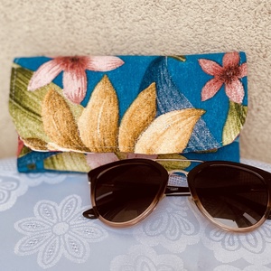 Husa de ochelari din panza cu model , Genti si portofele, Portofele, huse, suporturi, Suport de ochelari, Cusatura, ARTYNOS