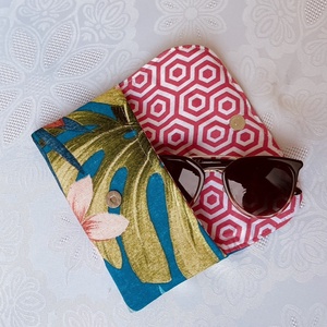 Husă de ochelari din pânză cu model  - genți și portofele - portofele, huse, suporturi - suport de ochelari - Artynos.ro