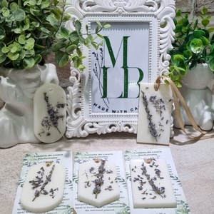 Set de 3 tablete parfumate din ceara - Lavanda - Artynos.ro