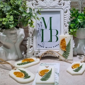 Set de 3 tablete parfumate din ceara - Citrice - casă & stil de viață - lumânări, parfumuri, arome - ceară parfumată - Artynos.ro