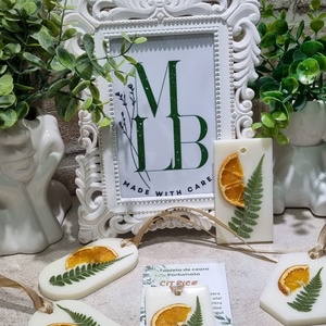 Set de 3 tablete parfumate din ceara - Citrice - casă & stil de viață - lumânări, parfumuri, arome - ceară parfumată - Artynos.ro