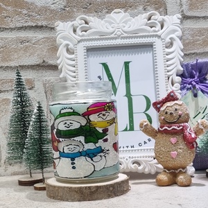 Borcan Familie Oameni de Zapada, Casa & Stil de viata, Lumanari, parfumuri, arome, Ceara parfumata, Arta de sticla, ARTYNOS