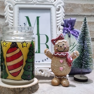 Borcan Braduti si Globuri, Casa & Stil de viata, Lumanari, parfumuri, arome, Ceara parfumata, , ARTYNOS