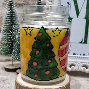 Borcan Braduti si Globuri - casă & stil de viață - lumânări, parfumuri, arome - ceară parfumată - Artynos.ro