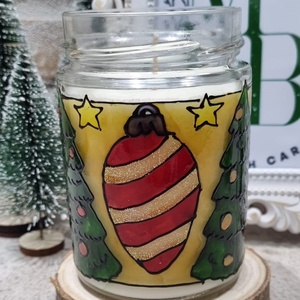 Borcan Braduti si Globuri - casă & stil de viață - lumânări, parfumuri, arome - ceară parfumată - Artynos.ro