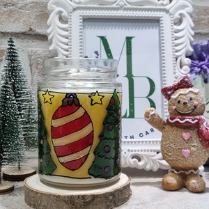 Borcan Braduti si Globuri - casă & stil de viață - lumânări, parfumuri, arome - ceară parfumată - Artynos.ro