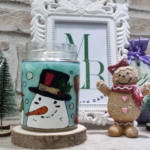 Borcan oameni de zapada, Casa & Stil de viata, Lumanari, parfumuri, arome, Ceara parfumata, Arta de sticla, ARTYNOS