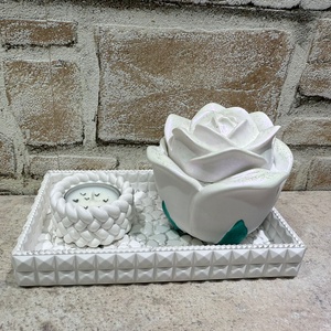 Set Cutie Trandafir - casă & stil de viață - accesorii pentru decorat casa - decorațiuni de masă și decorațiuni pentru rafturi  - boluri din ceramică, boluri decorative - Artynos.ro