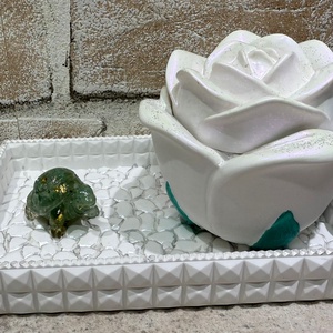 Set Broscuta norocoasa - arte vizuale și accesorii  - sculptură - sculpturi și figurine din ceramică - Artynos.ro