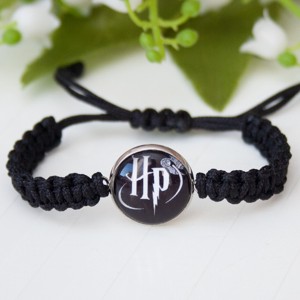 Bratara macramé impletita - Harry Potter negru, , , ARTYNOS