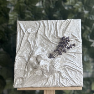 Tablou handmade cu suport de planta decorativa, Arte vizuale si accesorii , Picturi, Pictura acrilica, Pictura, ARTYNOS