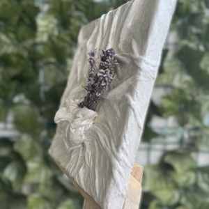 Tablou handmade cu suport de planta decorativa - arte vizuale și accesorii  - picturi - pictură acrilică - Artynos.ro