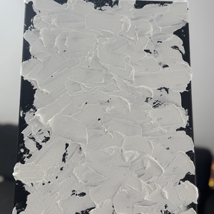 CONTRAST /  Tablou handmade sculptural in relief 3d texturat - casă & stil de viață - decorațiuni de casă - picturi murale - tablouri/picturi pe pânză - Artynos.ro