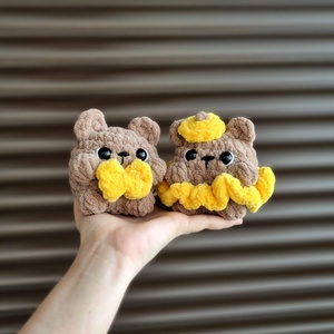 Jucarii ursi crosetati manual din fir moale  jucarii handmade unicat, Jucarii si echipamente pentru copii, Plusuri, Papusa crosetata, papusa de plus, Crosetat, Cusatura, ARTYNOS