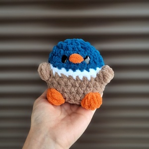 Jucarie rata salbatica crosetata manual din fir moalejucarie handmade - Artynos.ro