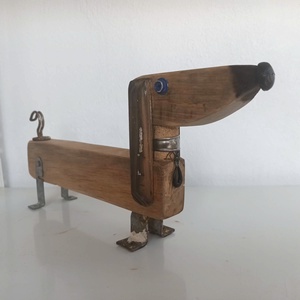 Sweet teckel - arte vizuale și accesorii  - sculptură - statuie lemn - Artynos.ro