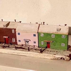 Cottages - accesorii de crăciun - cadou tematic de moș crăciun, decorațiuni - cadouri de moș crăciun - Artynos.ro
