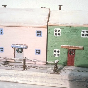 Cottages - accesorii de crăciun - cadou tematic de moș crăciun, decorațiuni - cadouri de moș crăciun - Artynos.ro