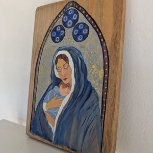 Maternitate - arte vizuale și accesorii  - picturi - pictură acrilică - Artynos.ro