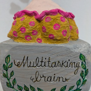 Decoratiune papier maché - arte vizuale și accesorii  - sculptură - sculpturi și figurine din ceramică - Artynos.ro