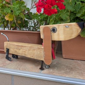 Teckel cu cravata rosie - casă & stil de viață - accesorii pentru decorat casa - decorațiuni de masă și decorațiuni pentru rafturi  - sculptură de carte, carte pliată - Artynos.ro