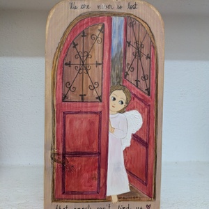 Angel, Accesorii de Craciun, Cadou tematic de Mos Craciun, decoratiuni, Cadouri de Mos Craciun, Obiecte pictate, Prelucrarea lemnului, Pictura pe lemn
15/28cm, ARTYNOS