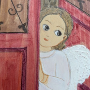 Angel - accesorii de crăciun - cadou tematic de moș crăciun, decorațiuni - cadouri de moș crăciun - Artynos.ro