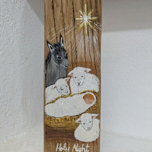 Holy Night. Pictura pe lemn - Artynos.ro