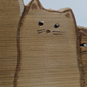 Pisicute. Decoratiune din lemn - casă & stil de viață - echipament pentru camera copiilor - decorațiuni pentru camera copilului - Artynos.ro