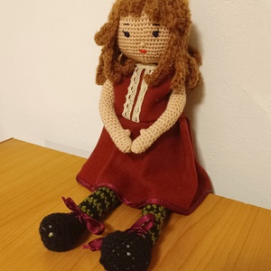 Papusa crosetata - jucării și echipamente pentru copii - plușuri - păpușă croșetată, păpușă de pluș - Artynos.ro