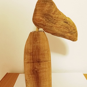 Figura feminina - arte vizuale și accesorii  - sculptură - statuie lemn - Artynos.ro