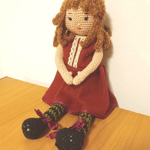 Papusa crosetata - jucării și echipamente pentru copii - plușuri - păpușă croșetată, păpușă de pluș - Artynos.ro