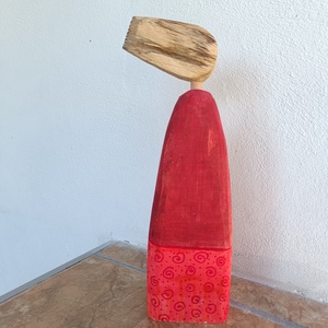 Soprana. Figurina din lemn - arte vizuale și accesorii  - sculptură - statuie lemn - Artynos.ro
