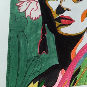 Frida - arte vizuale și accesorii  - picturi - pictură acrilică - Artynos.ro