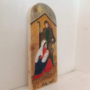 Noapte sfanta. Pictura pe lemn - casă & stil de viață - accesorii religioase - icoane cu sfinți - Artynos.ro