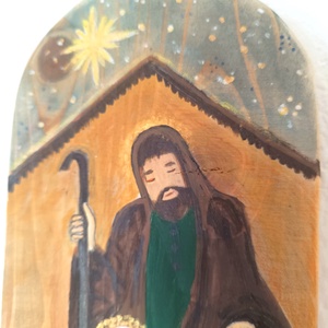 Noapte sfanta. Pictura pe lemn - casă & stil de viață - accesorii religioase - icoane cu sfinți - Artynos.ro