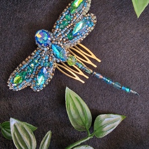 Accesoriu par Libelula, Bijuterii, Brose, Confectionarea bijuteriilor, Cusatura, ARTYNOS
