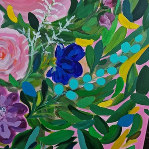 Tablou flori - arte vizuale și accesorii  - picturi - pictură acrilică - Artynos.ro