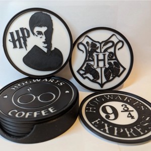 Set de suporturi de pahare Harry Potter, Casa & Stil de viata, Accesorii pentru echipamente de bucatarie, Accesorii de servire, Suporturi pahare, , ARTYNOS
