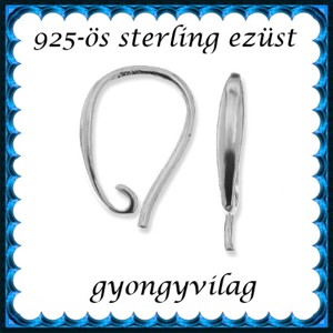  Accesorii pentru bijuterii din argint 925: baza pentru cercei cu carlig EFK A 92, , , ARTYNOS
