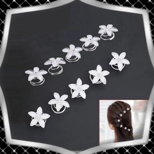 Bijuterii, ornamente de păr, catarame de păr: nuntă, mireasă, ornament de păr casual ES-H-SP05 6pcs/pack -  - Artynos.ro