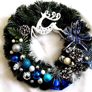 coronita de craciun 45015, Accesorii de Crăciun, Decorațiuni de Crăciun de casă, Decorațiuni pentru casă de Crăciun, Aranjament de flori, ARTYNOS