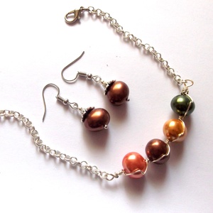 set cu perle naturale 43439 - Artynos.ro
