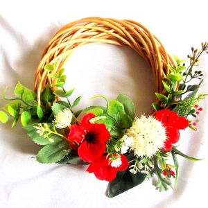 coronita cu maci 42650, Casă & Stil de viață, Accesorii pentru decorat casa, Ornamente, Aranjament de flori, ARTYNOS