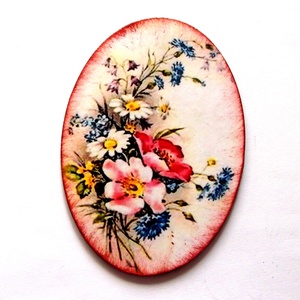Magnet frigider cu flori 41680, Casă & Stil de viață, Accesorii pentru echipamente de bucătărie, Decorații de bucătărie, Magneți de frigider, Decoupage, transfer și tehnici șervețel, ARTYNOS