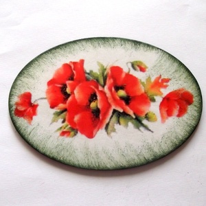 Magnet frigider cu maci 41674, Casă & Stil de viață, Accesorii pentru echipamente de bucătărie, Decorații de bucătărie, Magneți de frigider, Decoupage, transfer și tehnici șervețel, ARTYNOS