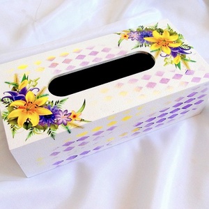 Cutie pt servetele de hartie 40221, Bijuterii, Suporturi bijuterii și cutie bijuterii, Cutii de bijuterii, Decoupage, transfer și tehnici șervețel, ARTYNOS